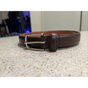 Polo Ralph Lauren Italy Women’s Brown Leather Size 26 Buckle Belt